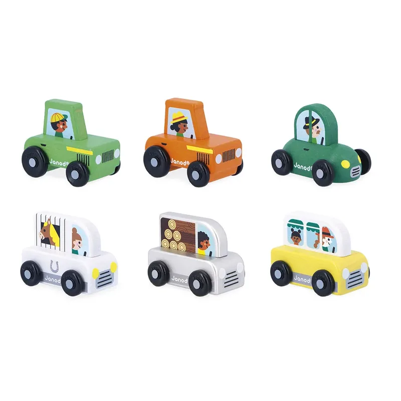 Cross Roads Groene Tractor de Janod – photo du produit 3 sur 6