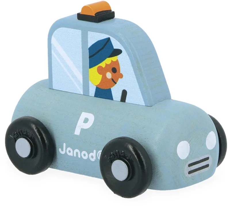 Cross Roads - Houten van Janod in Politiewagen – productfoto