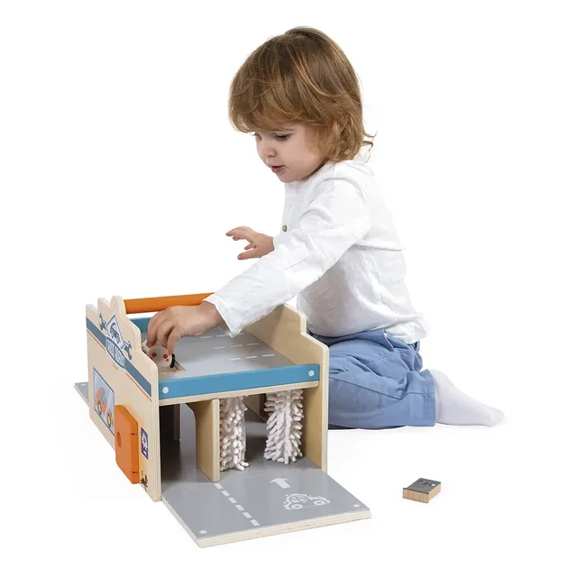 Garage Cross Roads de Janod en Multicolore – photo du produit 3 sur 6