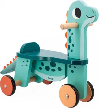 Dinosaurus - Houten loopfiets - Portosaurus de Janod en Multicolore – photo du produit 1 sur 6