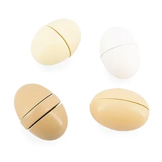 Eierdoos - Set van houten eieren van Janod in Meerkleurig – productfoto 4 van 4