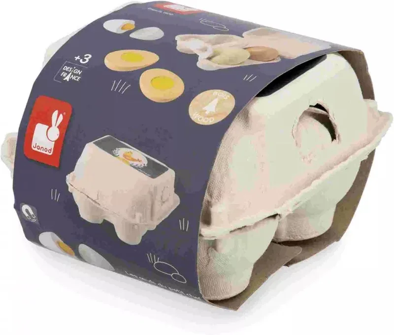Les Œufs Du Petit Chef de Janod en Multicolore – photo du produit
