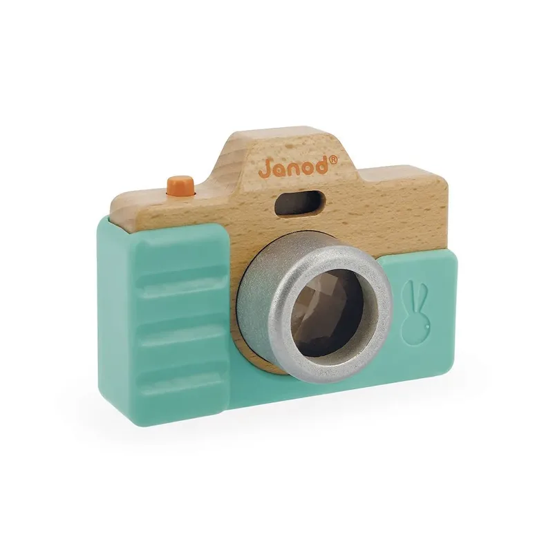 Fotocamera - Met geluid, flits en caleidoscoop by Janod in Houtkleurig – product photo 5 of 6
