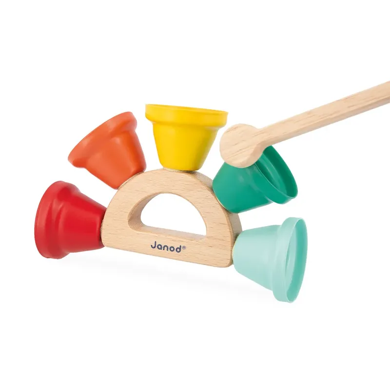Gioia - 5 Metalen bellen by Janod in Multicolour – product photo 3 of 6