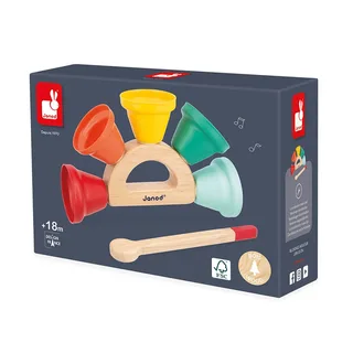 Gioia - 5 Metalen bellen by Janod in Multicolour – product photo 4 of 6