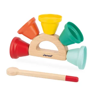Gioia - 5 Metalen bellen by Janod in Multicolour – product photo 2 of 6