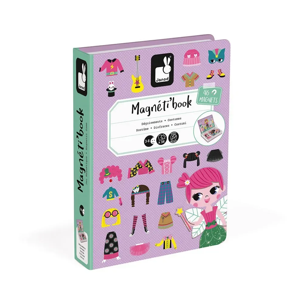 Jouet éducatif Girl´s Costumes Magneti´book de Janod – photo du produit