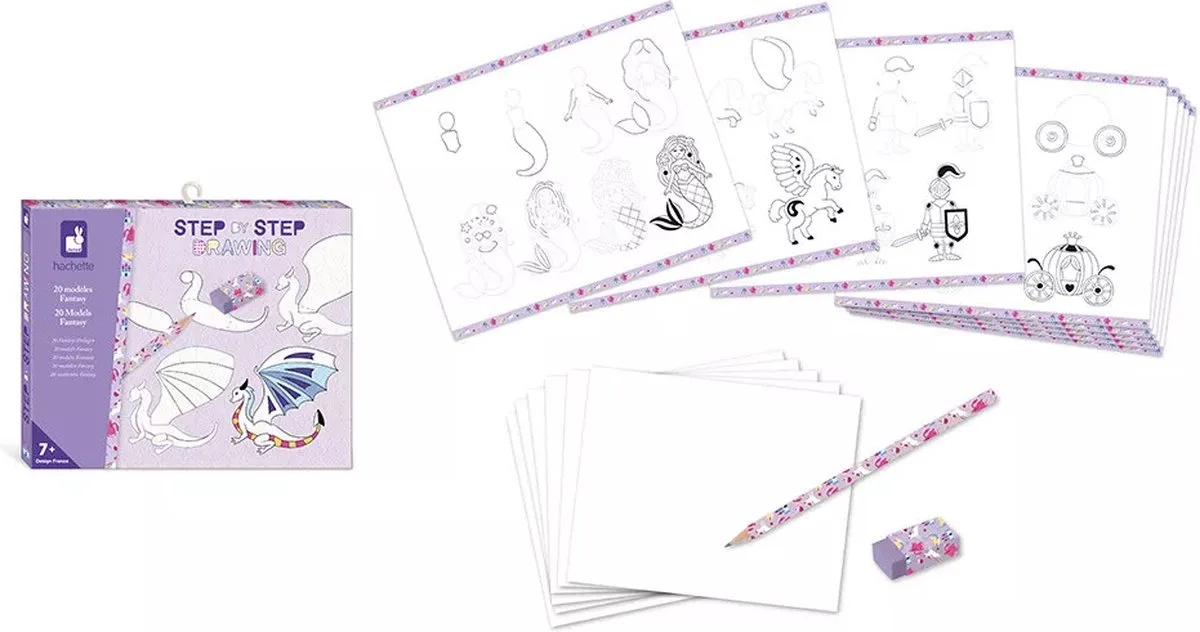 Hachette - Creatief fantasie wezens tekenen by Janod in Fantasy – product photo