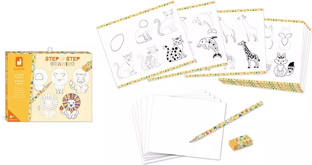 Hachette - Creatief tekenen från Janod i Dieren – produktbild