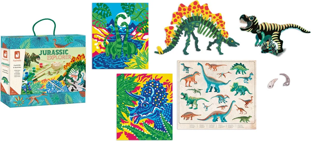 Jurassic Explorer från Janod i Flerfärgad – produktbild