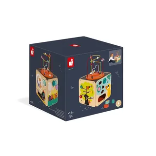 Houten activiteitenkubus - Met van Janod in Looping – productfoto 2 van 6