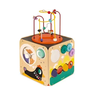 Houten activiteitenkubus - Met van Janod in Looping – productfoto 5 van 6