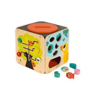 Houten activiteitenkubus - Met van Janod in Looping – productfoto 6 van 6