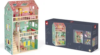 Houten poppenhuis - doll's house de Janod en Happy Day – photo du produit 1 sur 6