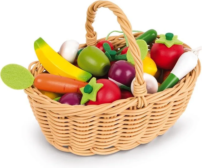 Panier De Fruits Et Légumes 24 Pièces de Janod en Multicolore – photo du produit
