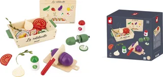 In De Keuken - Ratatouille Set - Het Is Tijd Om Je Schort Aan Te Trekken Met Deze Set Van 32 Accessoires! - Volg Het Recept En Maak Een Chef-Waardige Ratatouille - Geleverd Met Snijplank En Houten Ovenschaal - Geschikt Vanaf 3 Jaar van Janod in Meerkleurig – productfoto 1 van 6