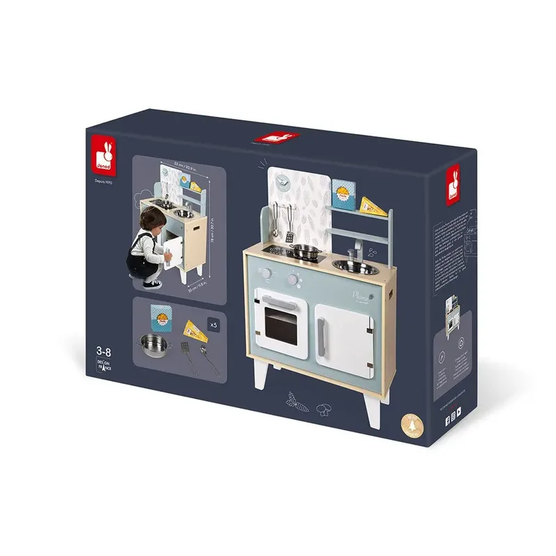 Keuken - Speelgoedkeuken de Janod en Wooden Feather – photo du produit 6 sur 6