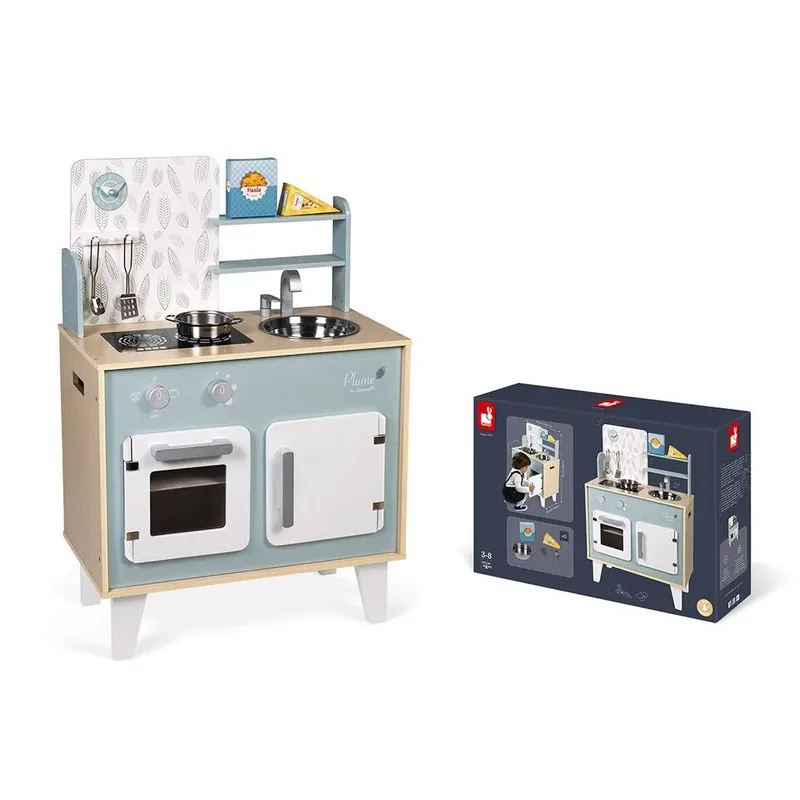 Keuken - Speelgoedkeuken de Janod en Wooden Feather – photo du produit 2 sur 6