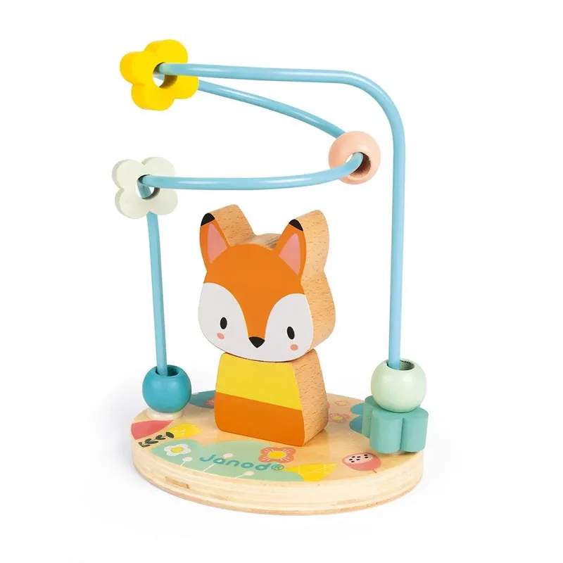 Kralenframe - Kleine vos kralendoolhof by Janod in Pure – product photo 5 of 6