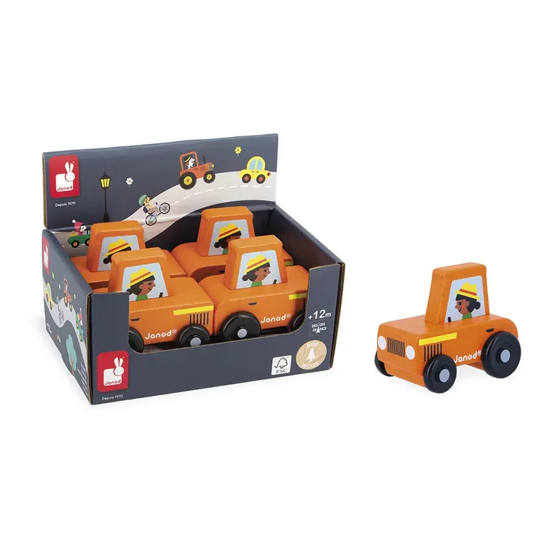 Kruispunt Rode Tractor by Janod – product photo 4 of 6