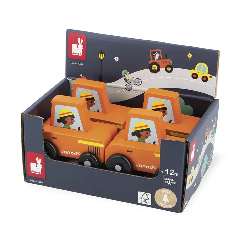 Kruispunt Rode Tractor by Janod – product photo 6 of 6