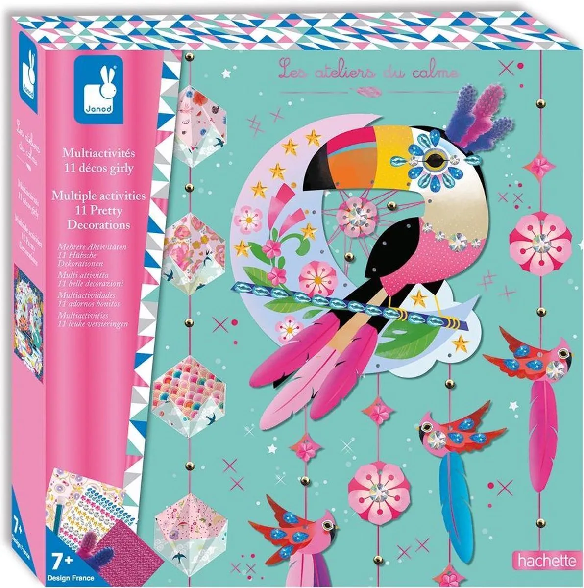 Les Ateliers Du Calme - 11 Decoraties multi-activiteit set de Janod en Multicolore – photo du produit