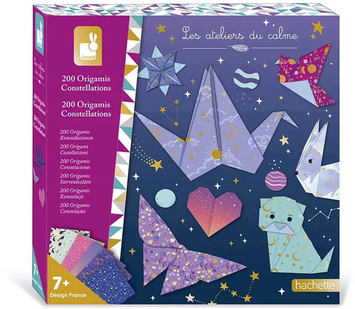 Janod 200 Origami-konstellationer från Janod i Flerfärgad – produktbild