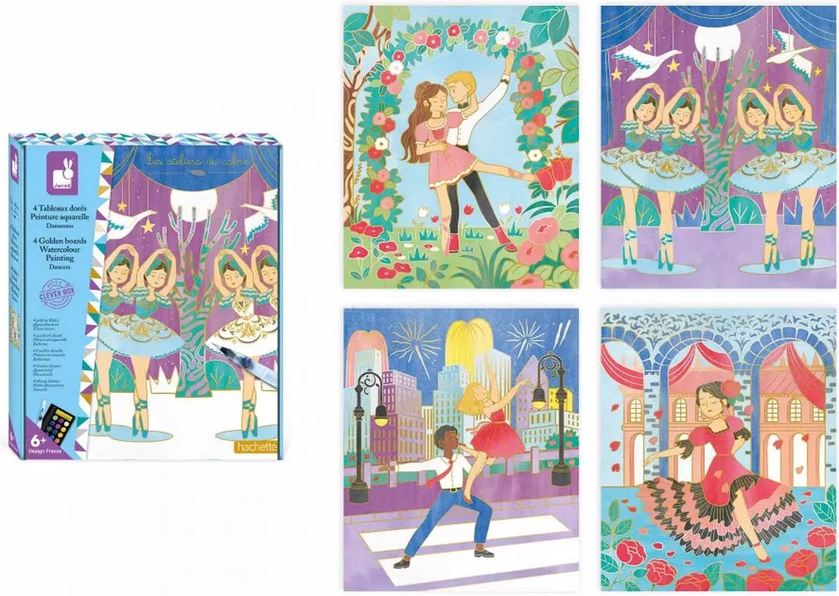Les Ateliers Du Calme - Dansers verven knutselset by Janod in Multicolour – product photo