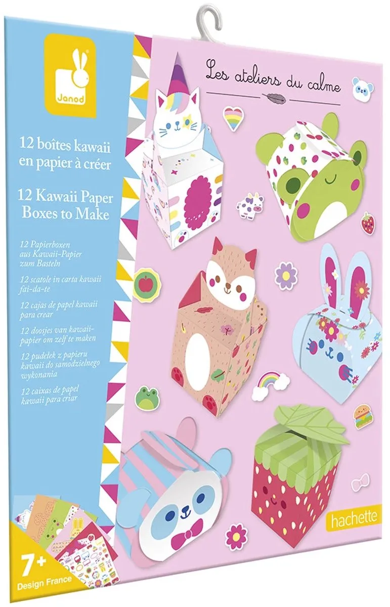 Les Ateliers Du Calme - Kawaii doosjes vouwen från Janod i Flerfärgad – produktbild