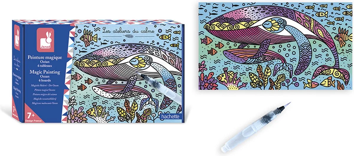 Les Ateliers Du Calme - Magisch schilderij - Oceaan de Janod en Multicolore – photo du produit