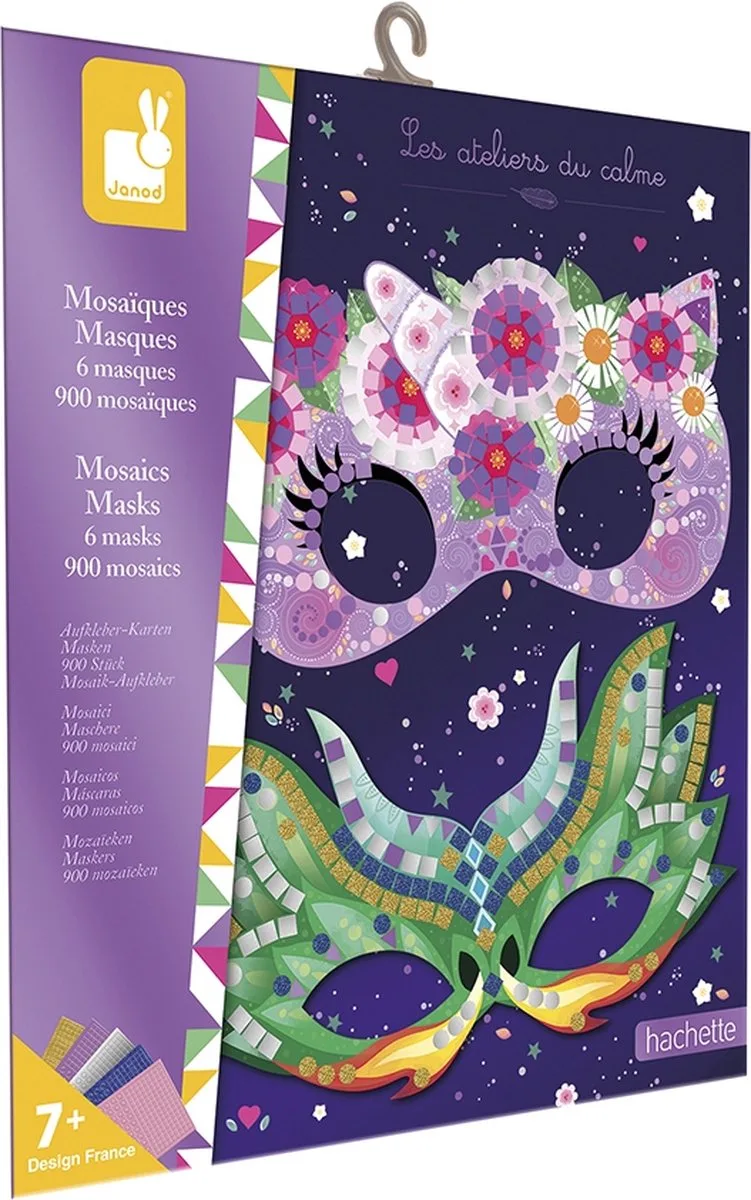Les Ateliers Du Calme - Mozaïek maskerset de Janod en Multicolore – photo du produit
