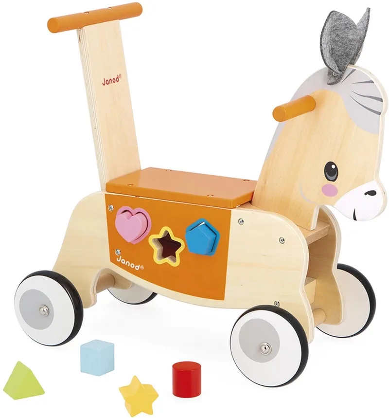 Loopwagen - Ezel de Janod en Multicolore – photo du produit