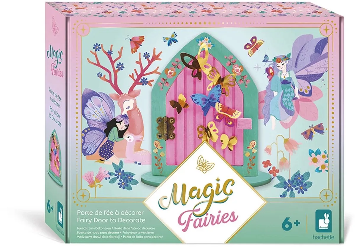 Fées Magiques Porte De Fée à Décorer de Janod en Multicolore – photo du produit