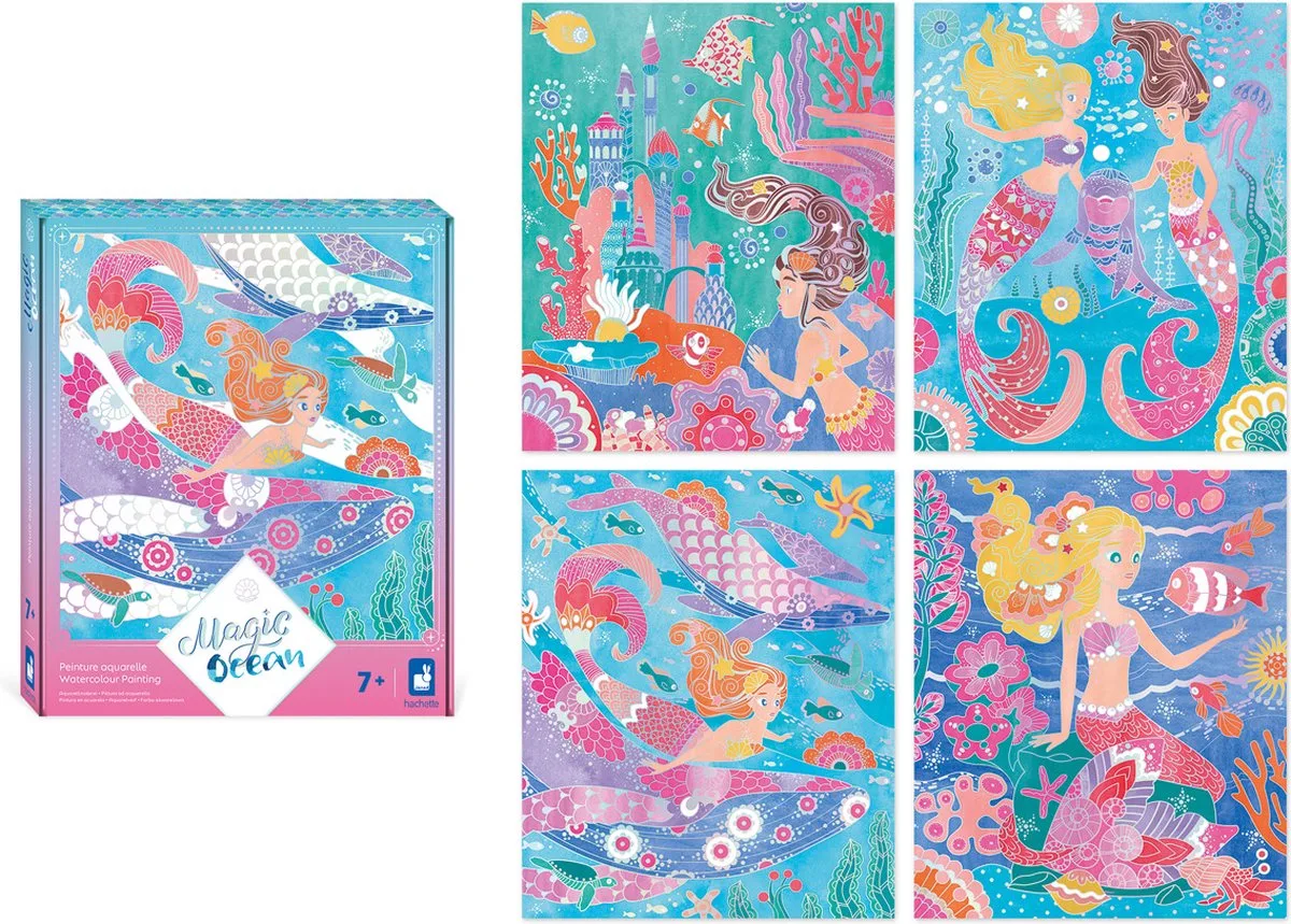 Peinture Aquarelle De L´océan Magique de Janod en Multicolore – photo du produit