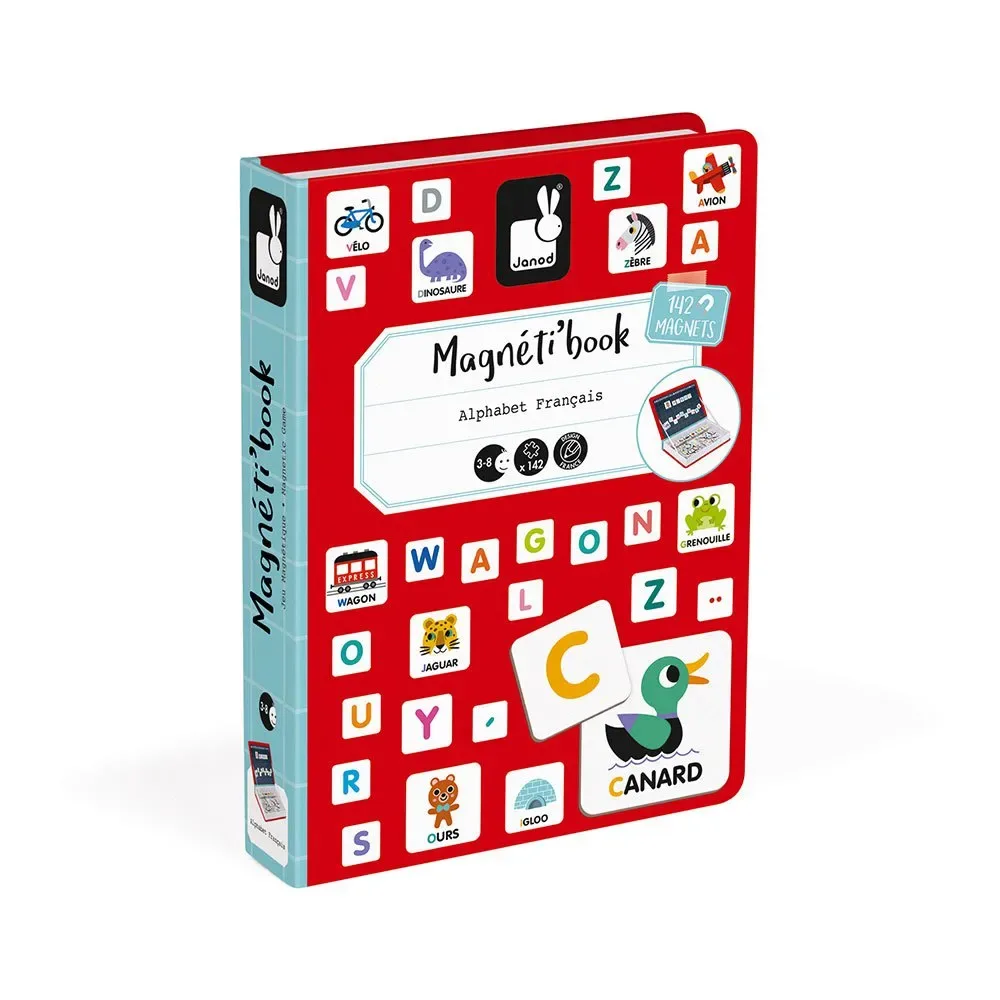 Magneti´book Alphabet Français de Janod – photo du produit