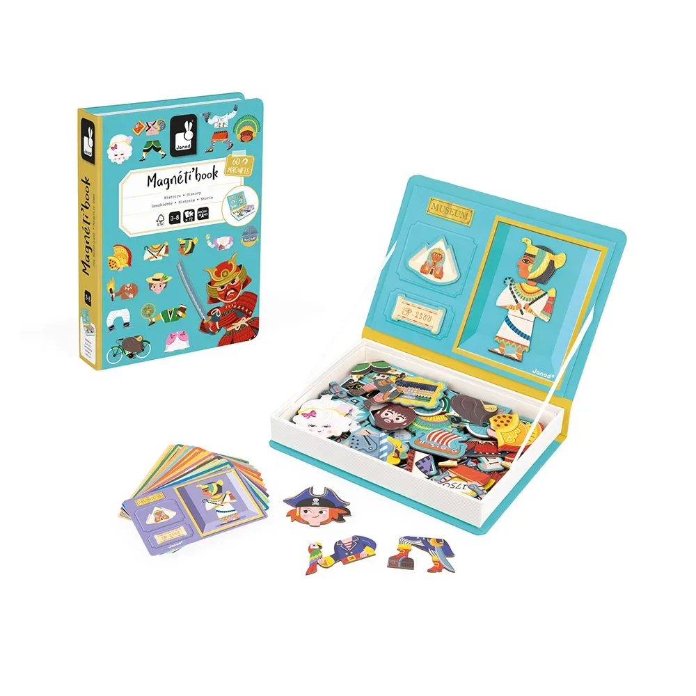 Jouet éducatif Magneti Book History de Janod – photo du produit