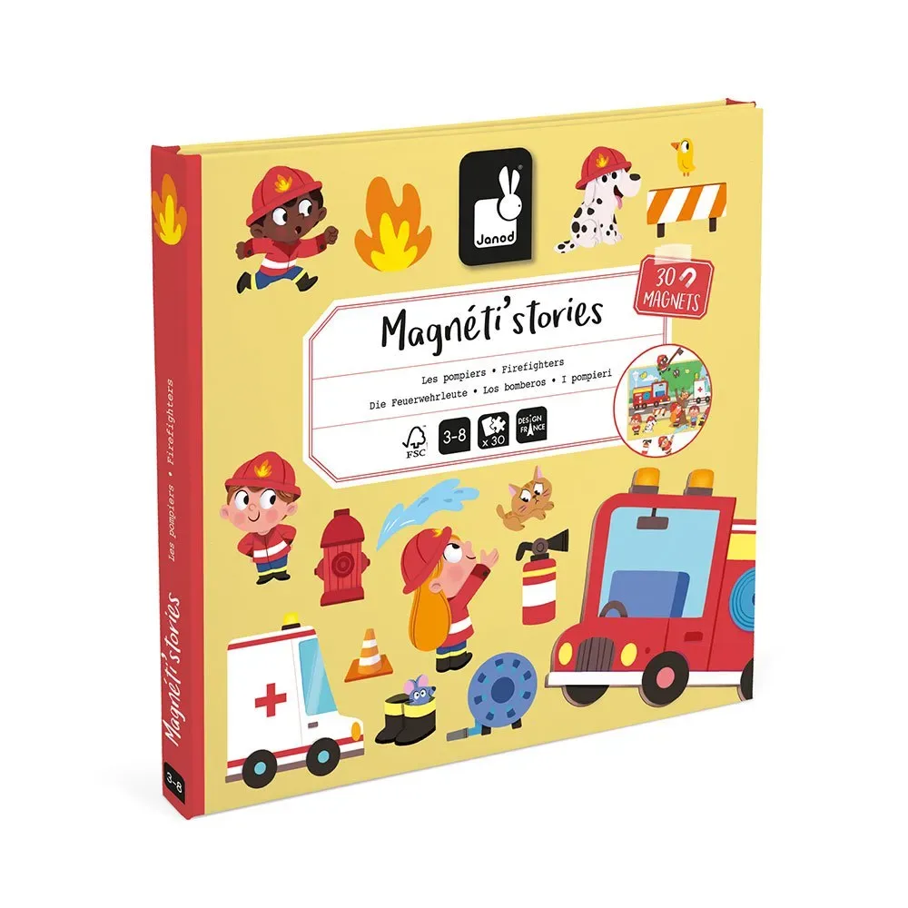 Magneti´stories De Brandweerlieden van Janod – productfoto