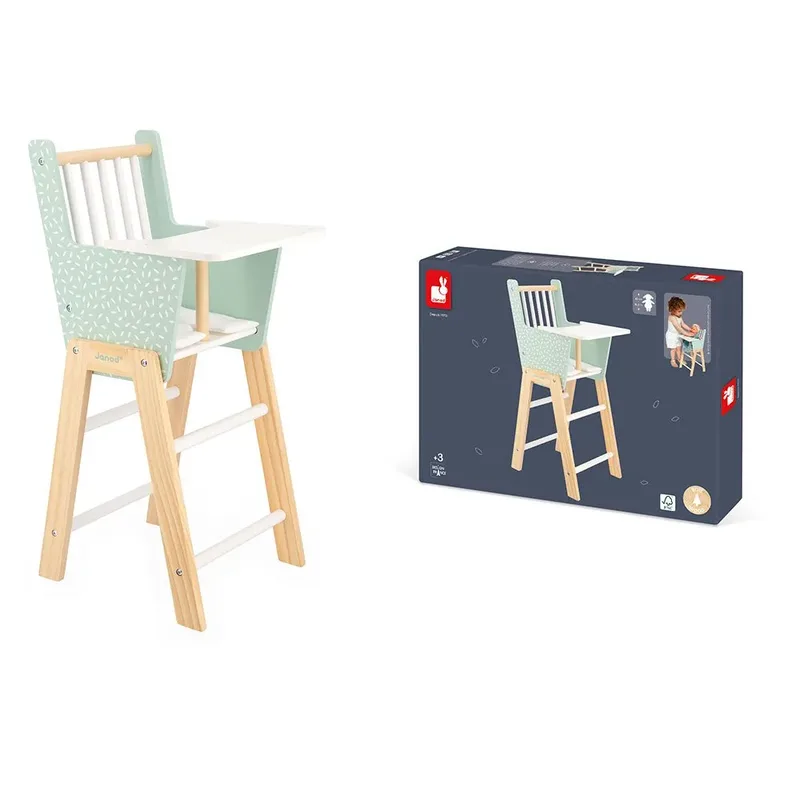 Poppenstoel - Voor poppen tot 42 cm - Inclusief kussen by Janod in Zen – product photo 2 of 6