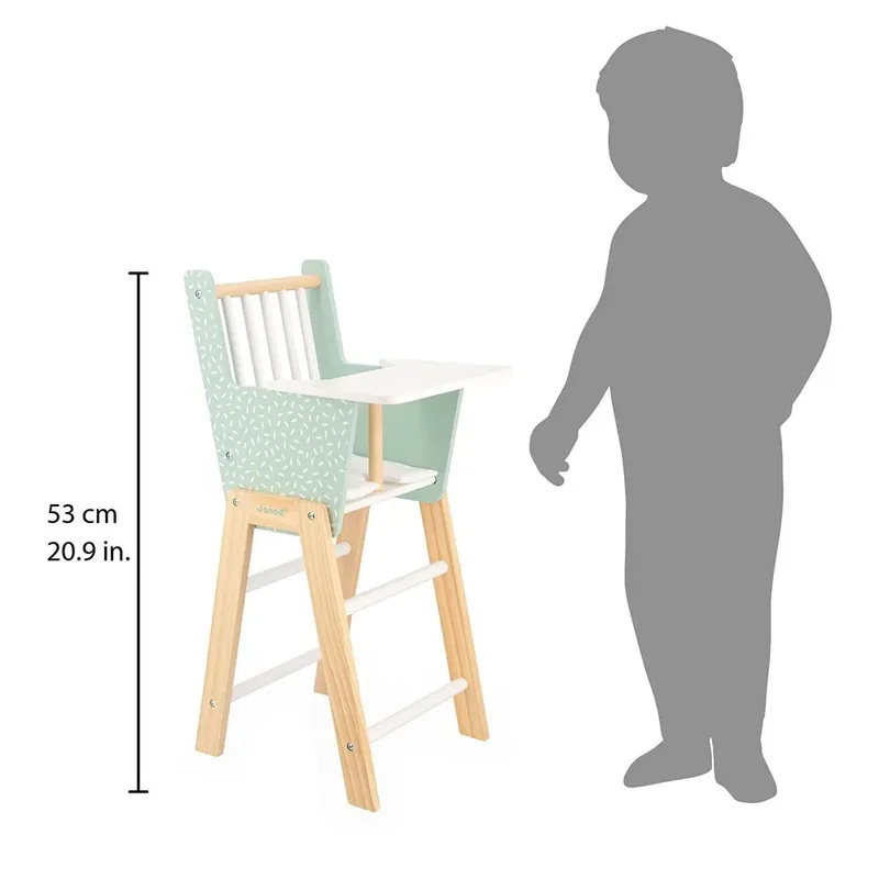 Poppenstoel - Voor poppen tot 42 cm - Inclusief kussen by Janod in Zen – product photo 5 of 6