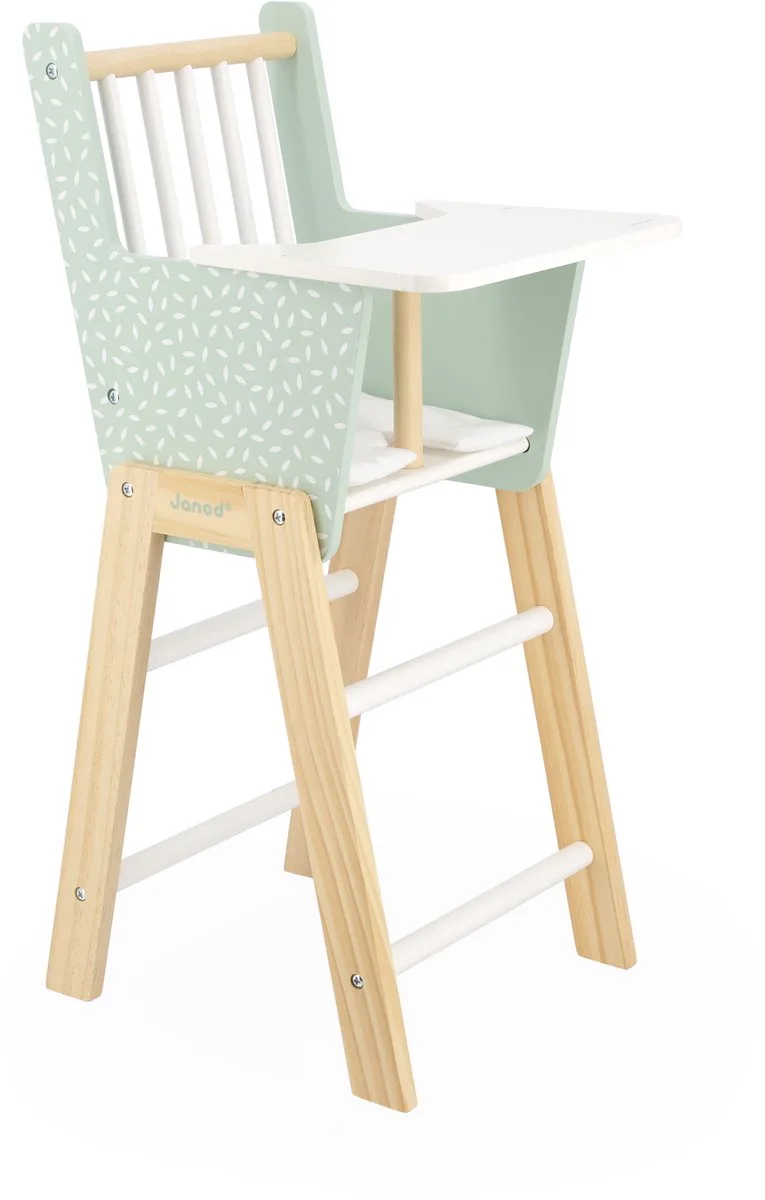 Poppenstoel - Voor poppen tot 42 cm - Inclusief kussen fra Janod i Zen – produktbillede