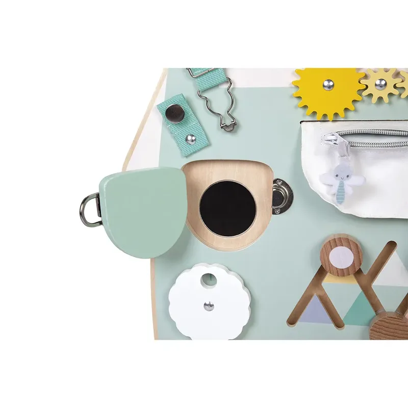 Pure - Houten activiteitenpaneel ijsbeer van Janod in Meerkleurig – productfoto 6 van 6