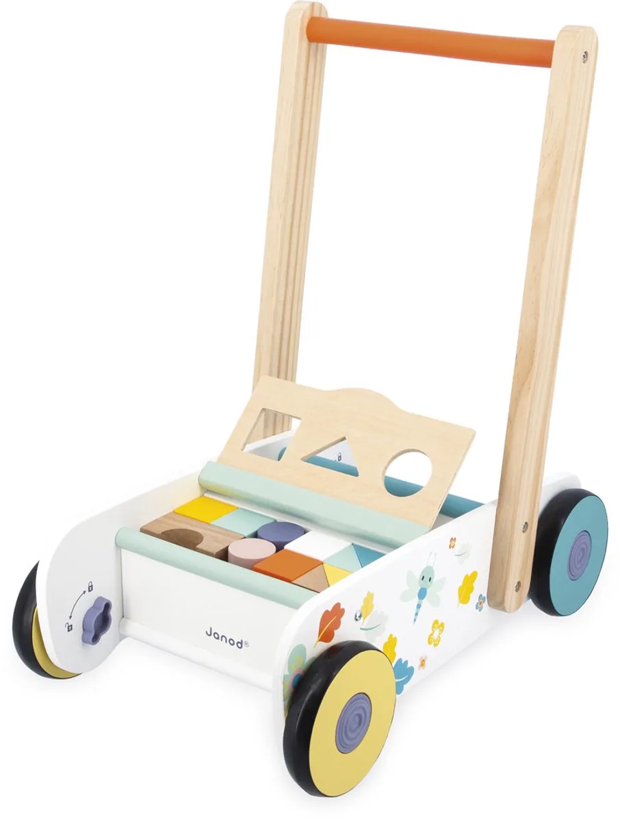 Pure - Loopwagen von Janod in Mehrfarbig – Produktfoto