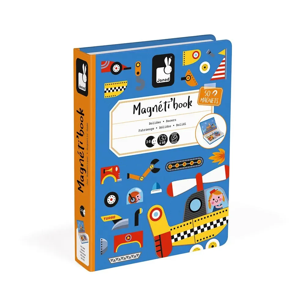 Racers Magneti´book Educatief Speelgoed by Janod – product photo