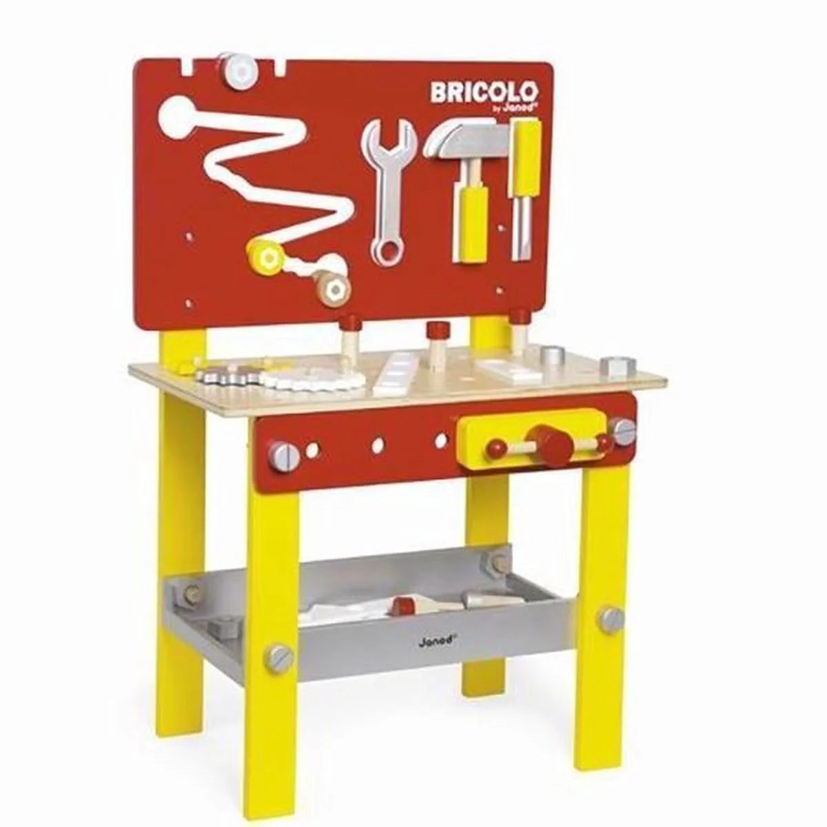 Redmaster bricolo - werkbank by Janod in Red – product photo