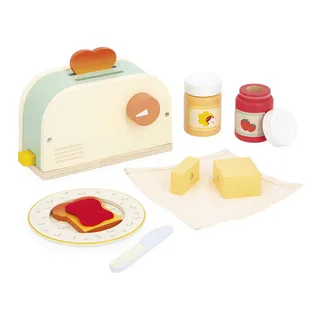 Shiny Grandma - Broodrooster met 10 accessoires by Janod in Red – product photo 2 of 6