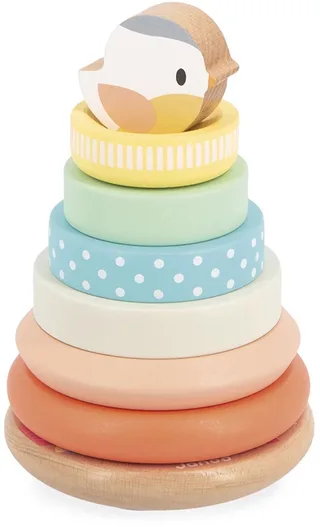 Stapeltoren - Vogel by Janod in Pure – product photo 1 of 6