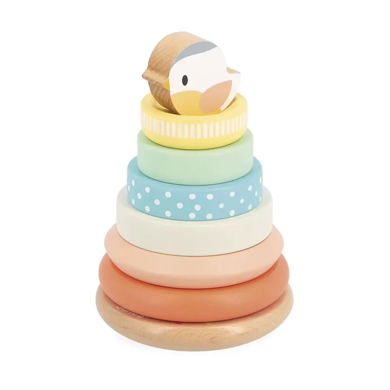 Stapeltoren - Vogel by Janod in Pure – product photo 2 of 6