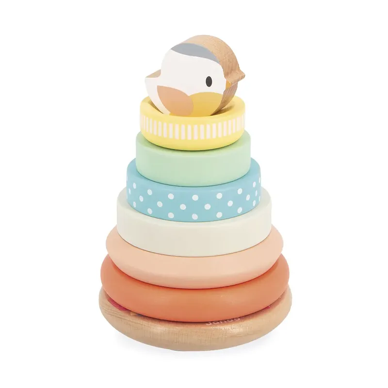 Stapeltoren - Vogel by Janod in Pure – product photo 3 of 6