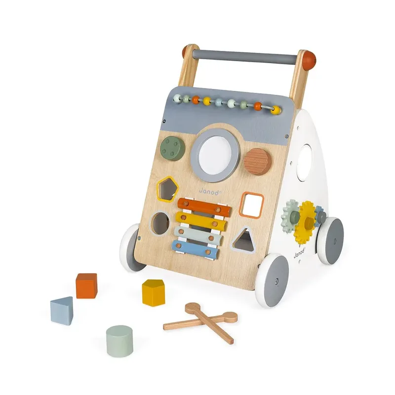 Sweet Cocoon - Multi-activiteiten loopwagen de Janod en Bleu – photo du produit 4 sur 6