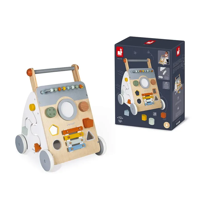 Sweet Cocoon - Multi-activiteiten loopwagen de Janod en Bleu – photo du produit 2 sur 6